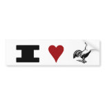 I Love Cock! Bumper Stickers