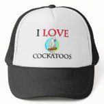 I Love Cockatoos Mesh Hats