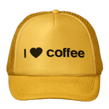 I love coffee trucker hats