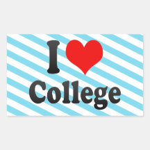 I love College Sticker