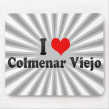 I Love Colmenar Viejo, Spain Mouse Pad