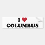 I Love Columbus Georgia Bumper Stickers