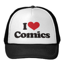 I Love Comics Hats
