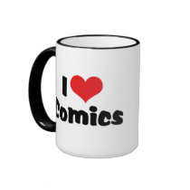 I Love Comics Mugs