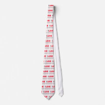 I LOVE COMMUNITY EDUCATION OFFICERS NECKTIE