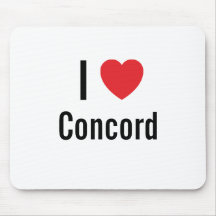 I love Concord Mousepads