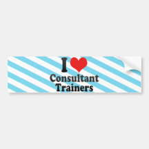 I Love Consultant Trainers Bumper Sticker