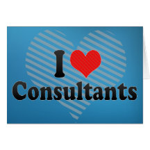 I Love Consultants Card