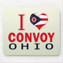 I love Convoy, Ohio Mouse Pad