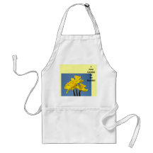 I Love Cooking for my Sweetie! apron Daffodils