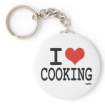 I LOVE COOKING KEY CHAIN