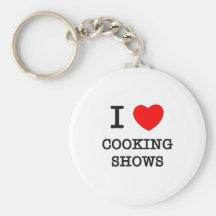 I Love Cooking Shows Keychain