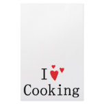 I Love Cooking stationery