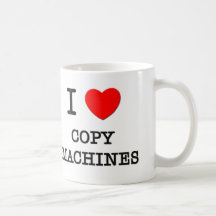 I Love Copy Machines Mug