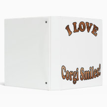 I Love Corgi Smiles Template Binder
