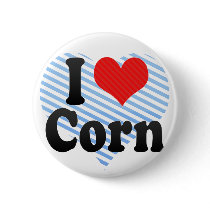 I Love Corn Pin