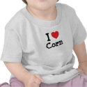 I love Corn heart T-Shirt