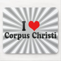 I Love Corpus Christi, United States Mouse Pad