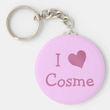 I Love Cosme Key Chains
