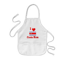 I Love Costa Rica Aprons