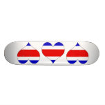 I Love Costa Rica Skate Deck