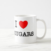 I Love COUGARS Mug