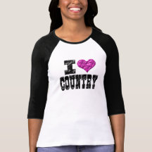 I Love Country T-shirts