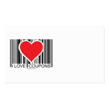 I Love Coupons Business Card Templates