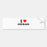 I Love Courage Bumper Sticker