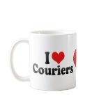 I Love Couriers mugs
