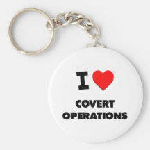 I love Covert Operations Key Chain