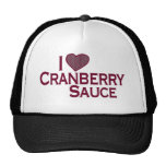 I Love Cranberry Sauce Mesh Hats