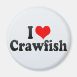 I Love Crawfish Magnet