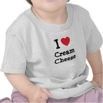 I love Cream Cheese heart T-Shirt