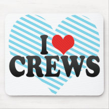 I Love CREWS Mousepads