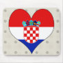 I Love Croatia Mouse Pads