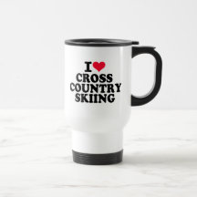 I love Cross Country Skiing Mug