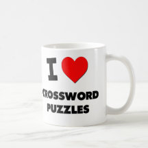 I love Crossword Puzzles Coffee Mug