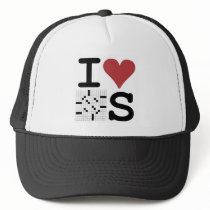 I Love Crosswords Clothing and Accessories Trucker Hat