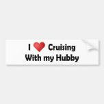 I Love Cruising... Hubby Bumper Stickers