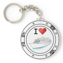 I Love Cruising Keychains