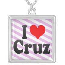 I love Cruz Necklace