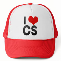 I Love CS Trucker Hats