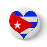 I Love Cuba buttons