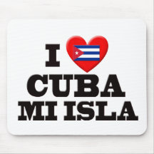 I Love Cuba Mouse Pad