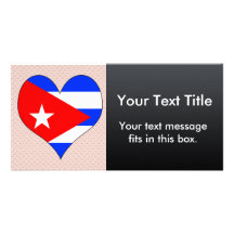 I Love Cuba Photo Greeting Card