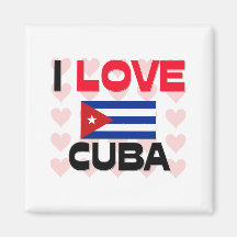 I Love Cuba Refrigerator Magnets