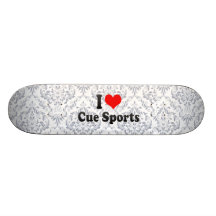 I love Cue Sports Skateboards