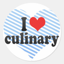 I Love culinary Stickers