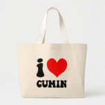 i love cumin canvas bags